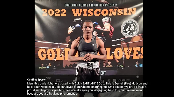 Darrell Hudson 2022 Wisconsin State Golden Gloves