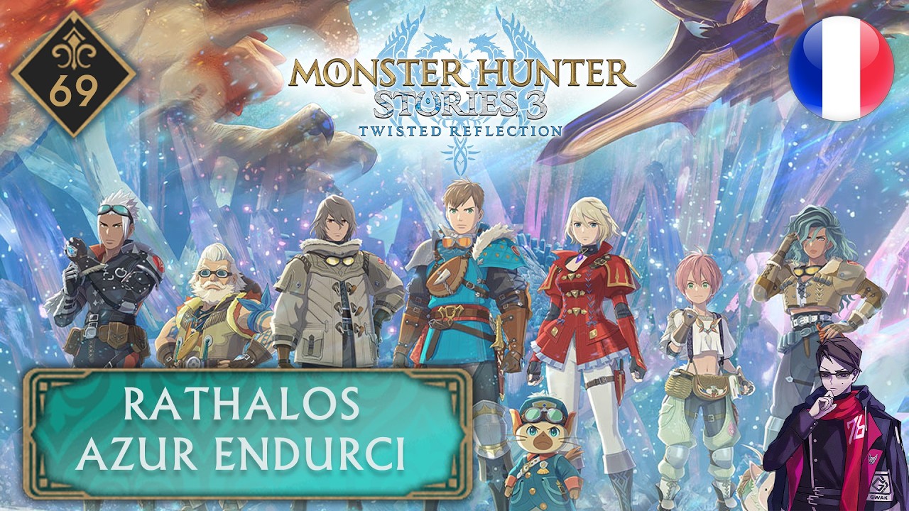 [FR - 69] RATHALOS AZUR ENDURCI - MONSTER HUNTER STORIES 3 - NINTENDO SWITCH 2