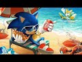 Summer Vibes Ocean Waves SONIC Music Mix 1 HOUR
