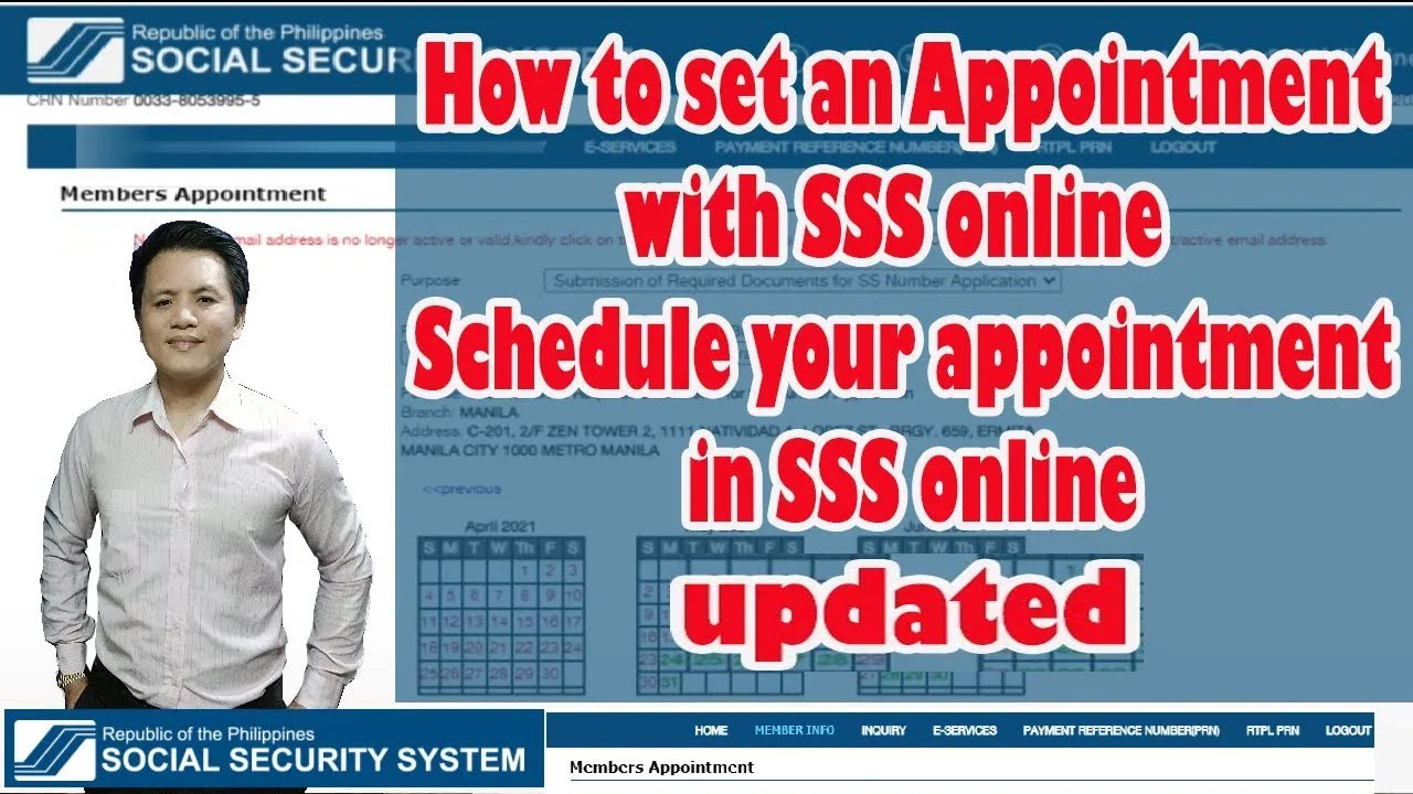 How To Set An Appointment With SSS Online Schedule Your Appointment How To Set An Appointment With SSS Online Schedule Your Appointment