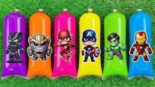 AVENGERS SUPERHERO STORY ASMR Action Figures:Unboxing, Spiderman, Bleck Peter,Hulk,Thor, Thanos