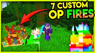 Beating Minecraft But There are OP Custom Fire (Hindi) \\