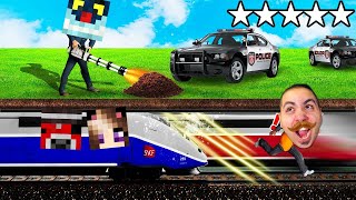 SPEEDRUN 3 CACCIATORI contro 1 FUGGITIVO SU GTA5