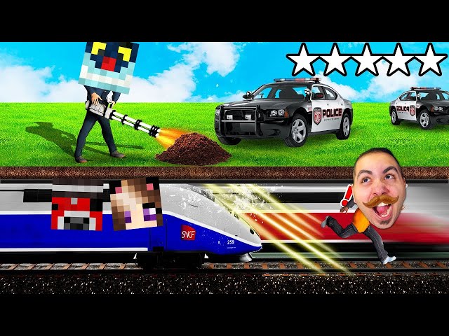 SPEEDRUN 3 CACCIATORI contro 1 FUGGITIVO SU GTA5!!