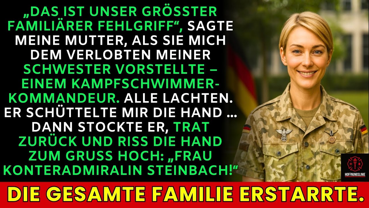 Sie verspotteten mich bei der Verlobung meiner Schwester – bis ihr Navy-SEAL-Verlobter salutierte…