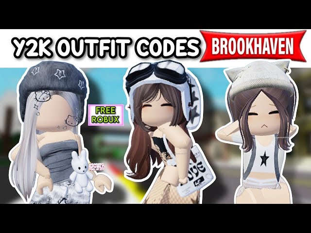 All in clothes don't need codes. There's in brookehaven itself