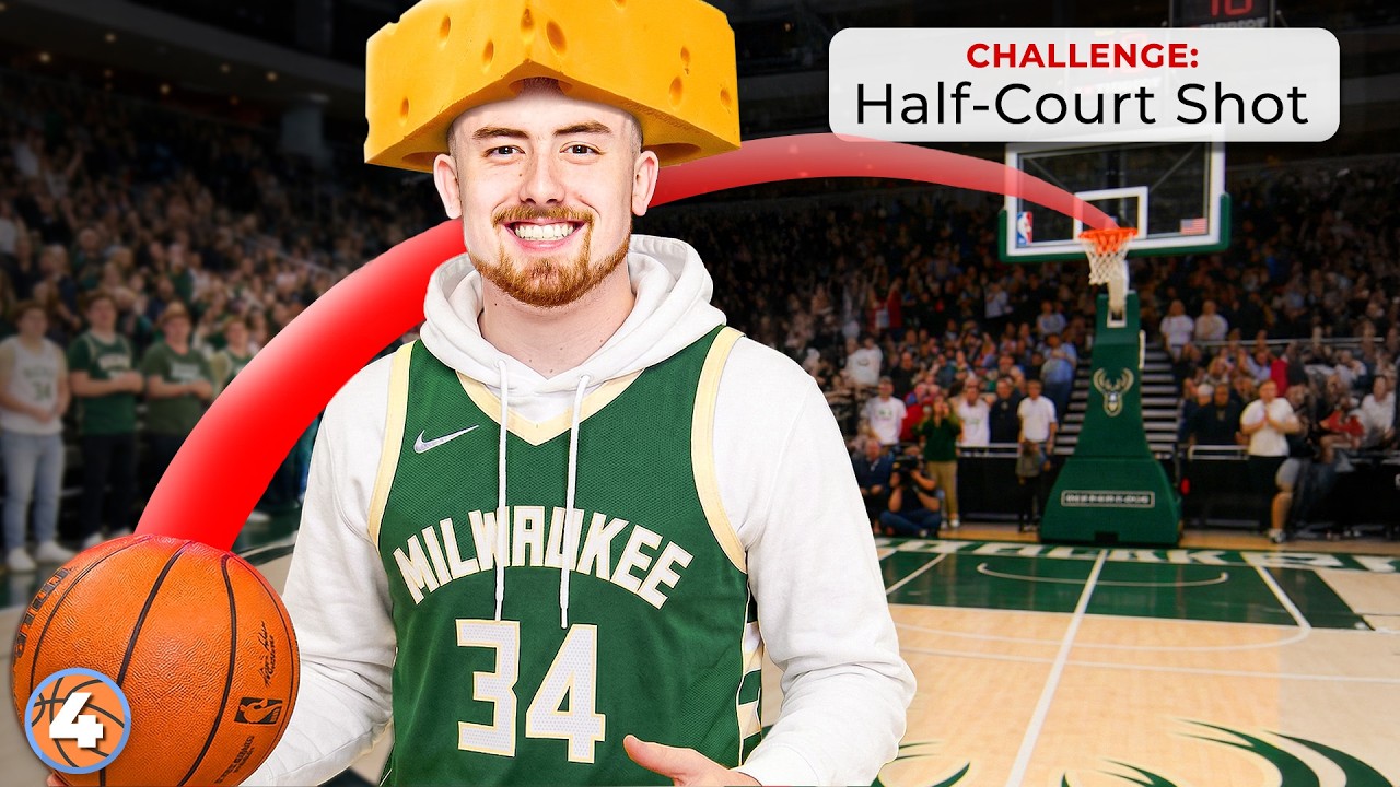 I Made a Half-Court Shot at the Bucks Game!