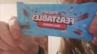 MrBeast Feastables Bar - Milk Crunch Flavor Review