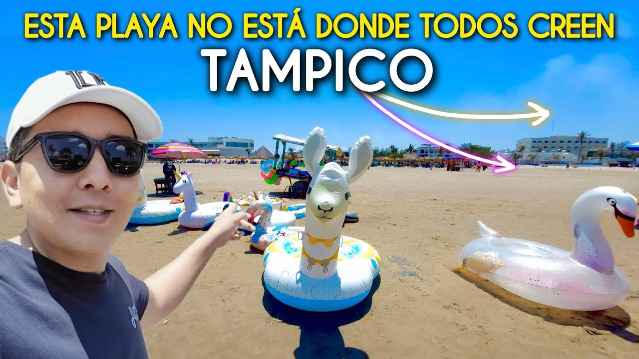 ¿Por qué TAMPICO NO TIENE playa? | Playa Miramar Tampico Tamaulipas México
