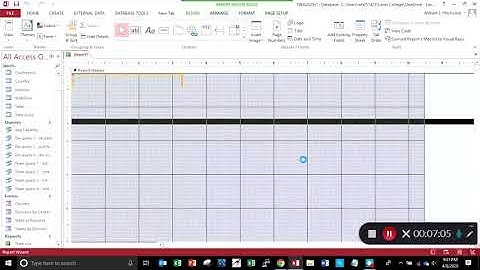 MS Access practice 06   creating reports