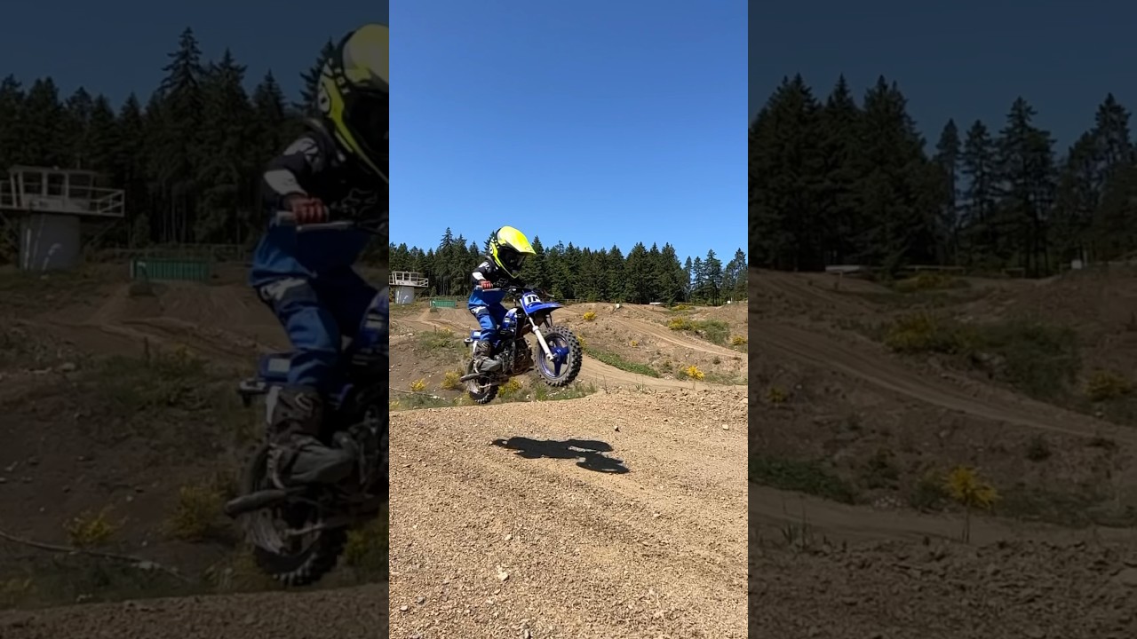 Jumping Pw50 Dirt Bike at 3yrs old Vs. 4Yrs old