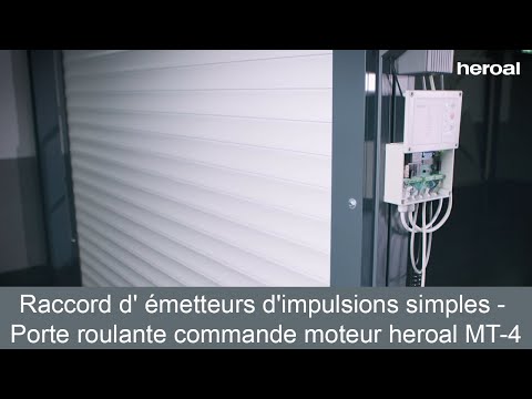 Raccord d' émetteurs d'impulsions simples - Porte roulante  moteur heroal MT-4 | Services heroal