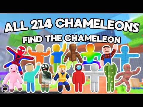 How To Find ALL 214 CHAMELEONS in Find the Chameleon [214] | Roblox