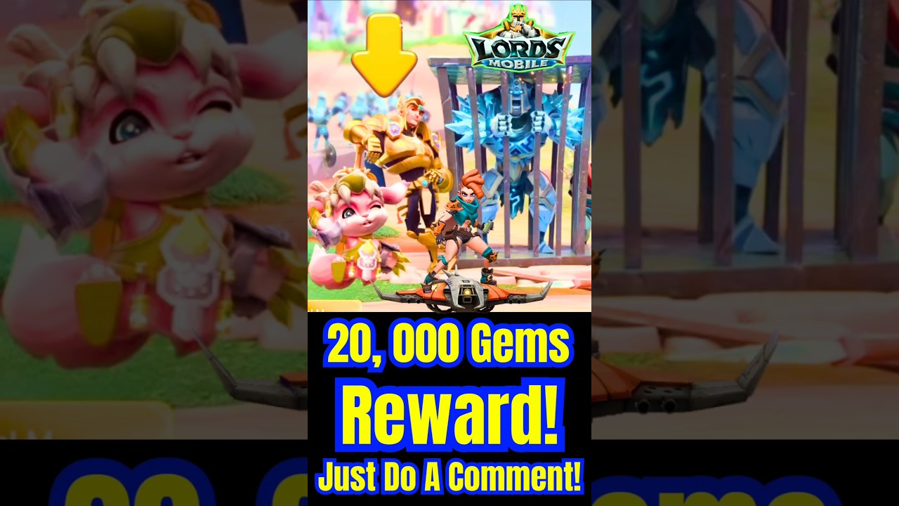 10-летие Lords Mobile | Выиграйте 20 000 бесплатных самоцветов, оставив комментарий