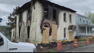 House fire in Martins Ferry sends two people to the hospital