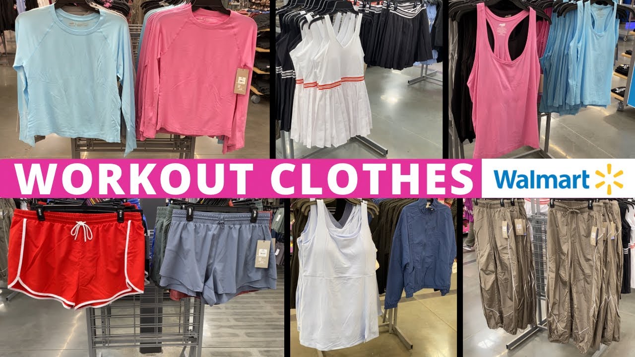 🛼WALMART WOMEN’S WORKOUT CLOTHES‼️WALMART SHOP WITH ME | WALMART WOMEN’S CLOTHES | WALMART FASHION