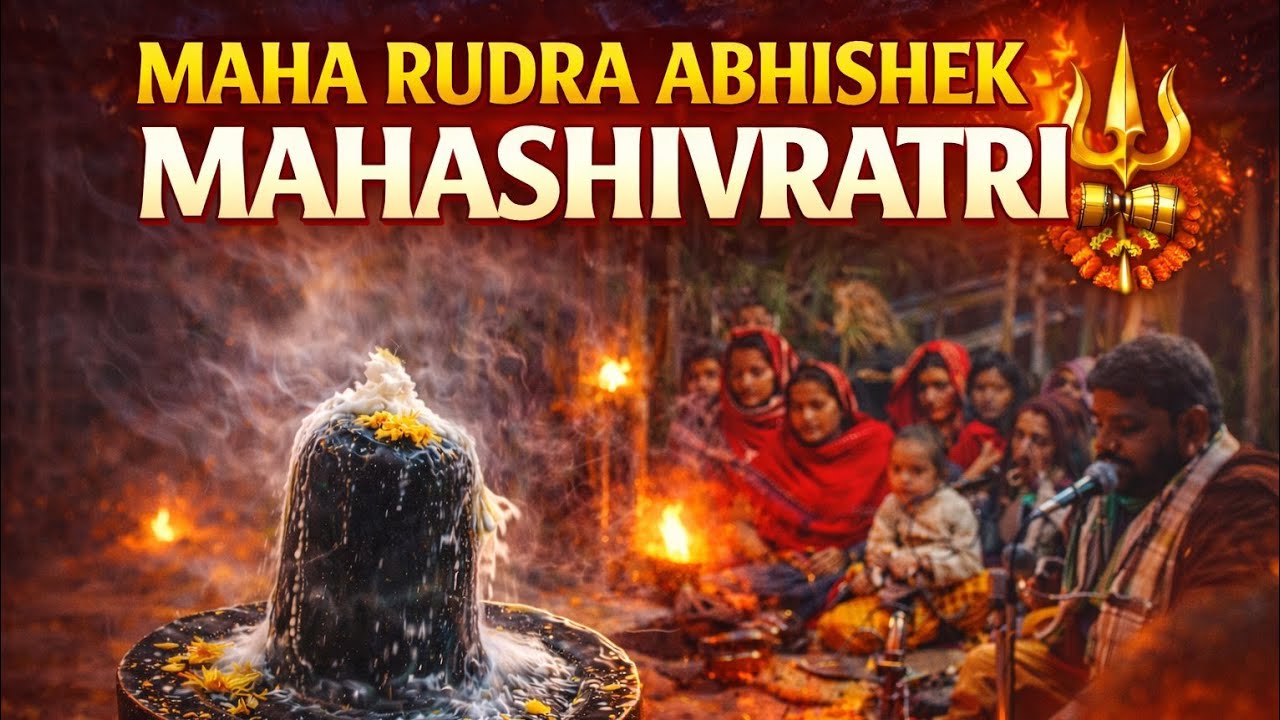 महा रुद्रा अभिषेक live। महाशिवरात्रि