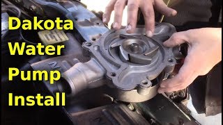 2000 Dodge Dakota Water Pump Replacement Part 2 Installation