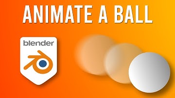 Animate a bouncing ball in Blender 3D.