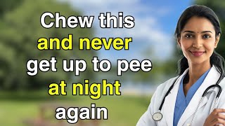 Over 60? Chew THIS Spice Before Bed or Your Bladder Will Keep Waking You Up!| Elder Health