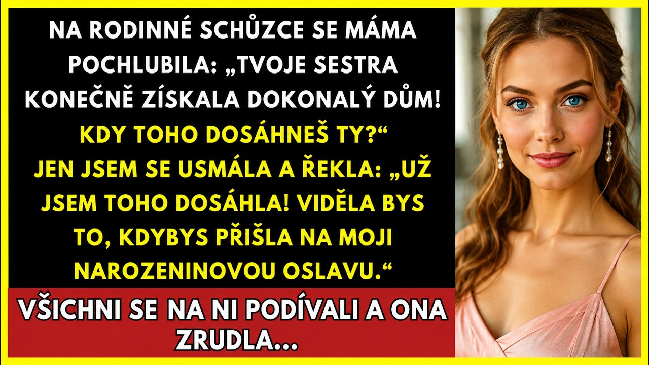 Při rodinné večeři vystoupil můj otec s přípitkem: „Tohle všechno díky naší starší dceři.“ Pak se na mě máma usmála tím svým posměšným úsměvem a zeptala se přede všemi: „Veroniko, kdy si konečně...