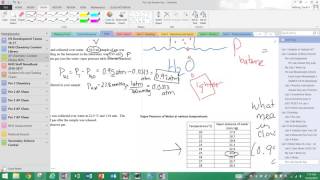 Pre Lab 5 Gas Calculations