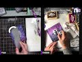 TWILIGHT CRAFTS || Working with Lavinia Stamps and a Gelli Plate to create a card