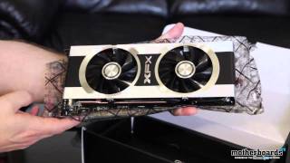 Xfx R7970 Black Double Dissipation 3Gb Overclocked Video Card Unboxing Amd 7970
