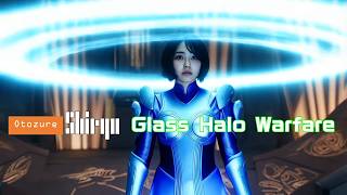 【AI Music】音連・紫龍 - 硝子の光輪戦争 -, Otozure Shiryu - Glass Halo Warfare  [ MV ] #cyberpop screenshot 1