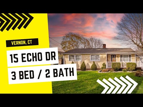 15 Echo Dr, Vernon, CT home video tour