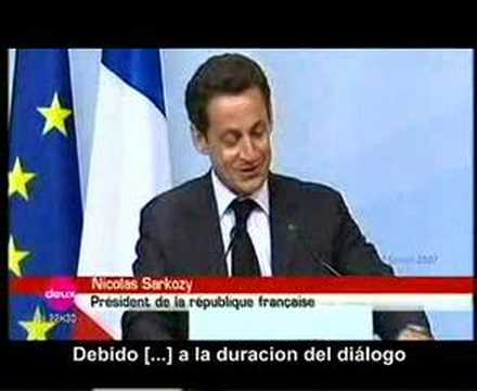 Nicolas Sarkozy, Borracho (Francs Subtitulado en E...