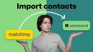 How to Import Your existing Mailchimp contacts to Omnisend