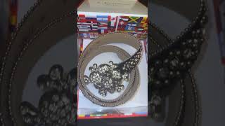 B.B. SIMON THE BAKOO TROJAN BELT..review coming soon!!! #belt #share #100ksubs #100kview #reviews