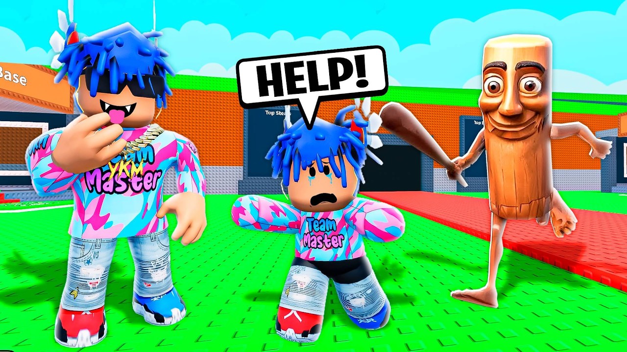 Teaching BABY YKM How To Play Roblox Steal A Brainrot! - YouTube