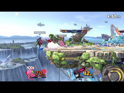 【スマブラSP】KO持ってるときのワイヤーキャンセルはきついわ