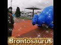 Dinosaur shooting game event production / Brontosaurus Inflatable / 恐竜シューティング プロントサウルス #Dinosaur