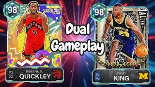 Dual Gameplay Ft. Opal Immanuel Quickley And Opal Jimmy King In NBA 2K26 Myteam