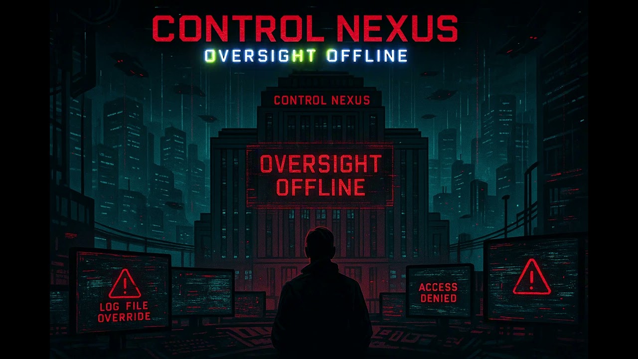 🚨 CONTROL NEXUS 🚨 – Oversight Offline 🔒 | Dark Synthwave 🌌 Cyberpunk Escape 2025