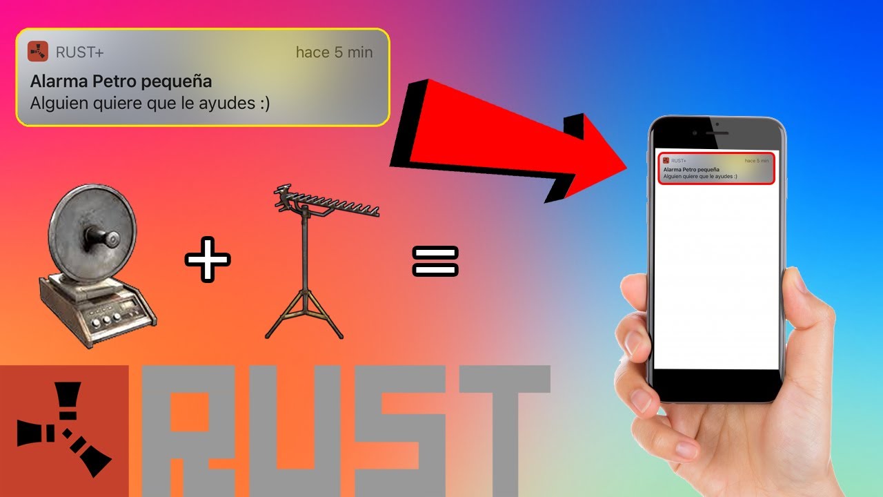 Alarma Inteligente RUST Español | App RUST+ - YouTube