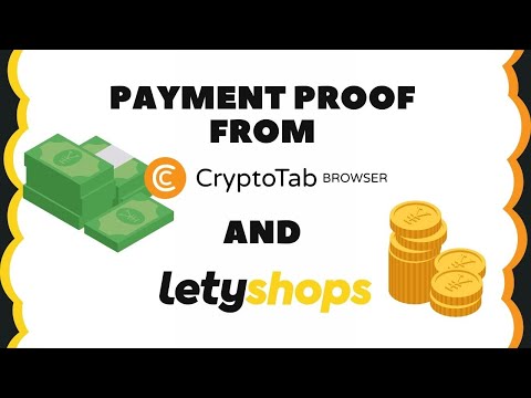 Payment Proof from CryptoTab (BTC) and LetyShops (PLN) | Earn Money Online