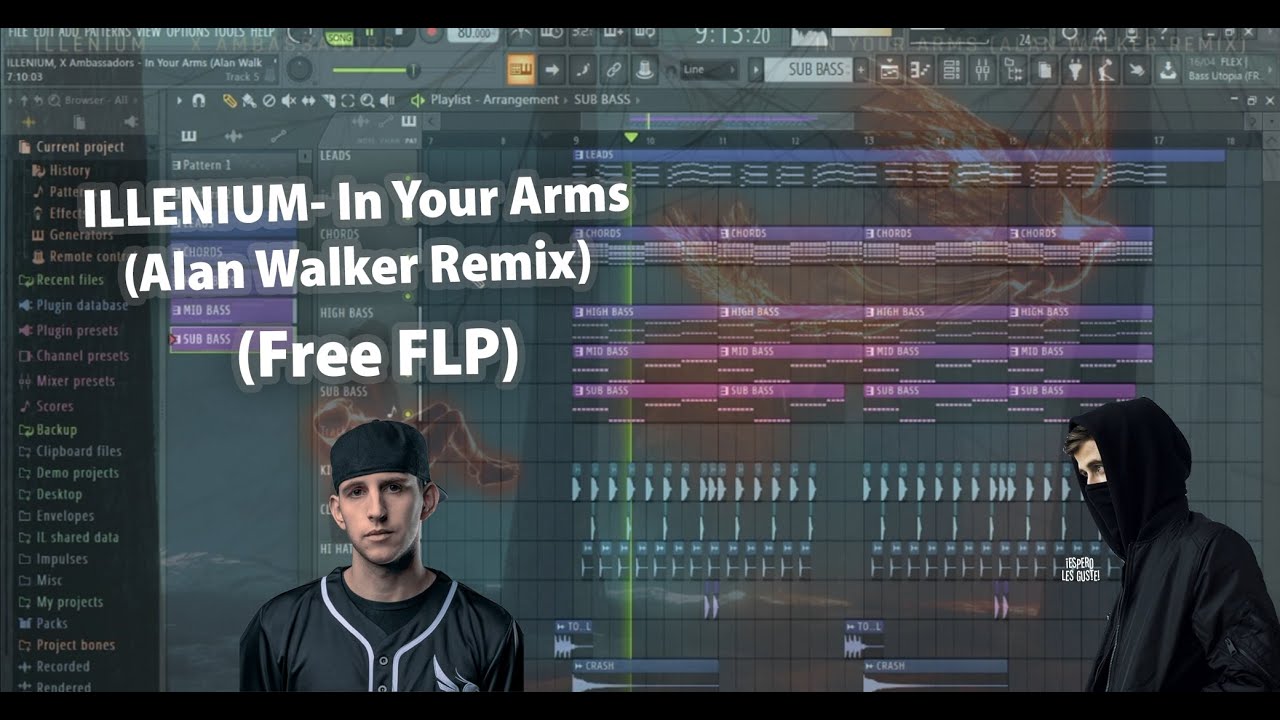 ILLENIUM, X Ambassadors - In Your Arms (Alan Walker Remix) [FREE FLP]
