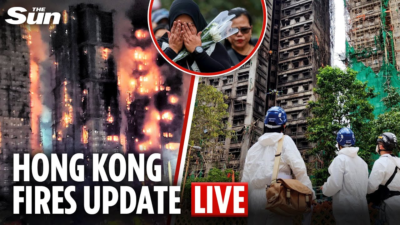 LIVE: Hong Kong authorities share update after residential fires killed at least 146