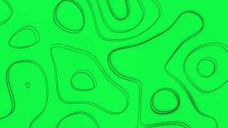 Green Wavy Lines Animation | 1.5HR 4K Abstract Wallpaper