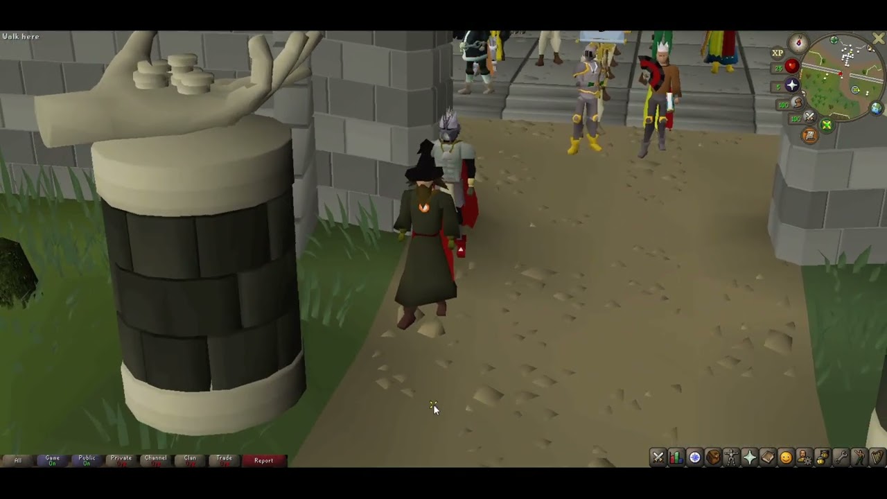 Zezima says noob at the ge