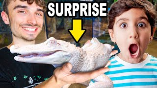 I Surprised A Kid With His Dream Reptile Experience!