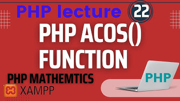 PHP Acos Math Function - Coding World