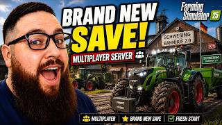 🚜 BRAND NEW MULTIPLAYER FARM on Schwesing Bahnhof 2.0! 🌾 | Farming Simulator 25