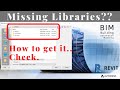 How to get missing Revit Content Library || Install Revit Libraries