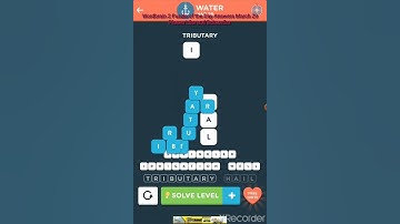 Wordbrain 2 Puzzle of the Day Answers March 29