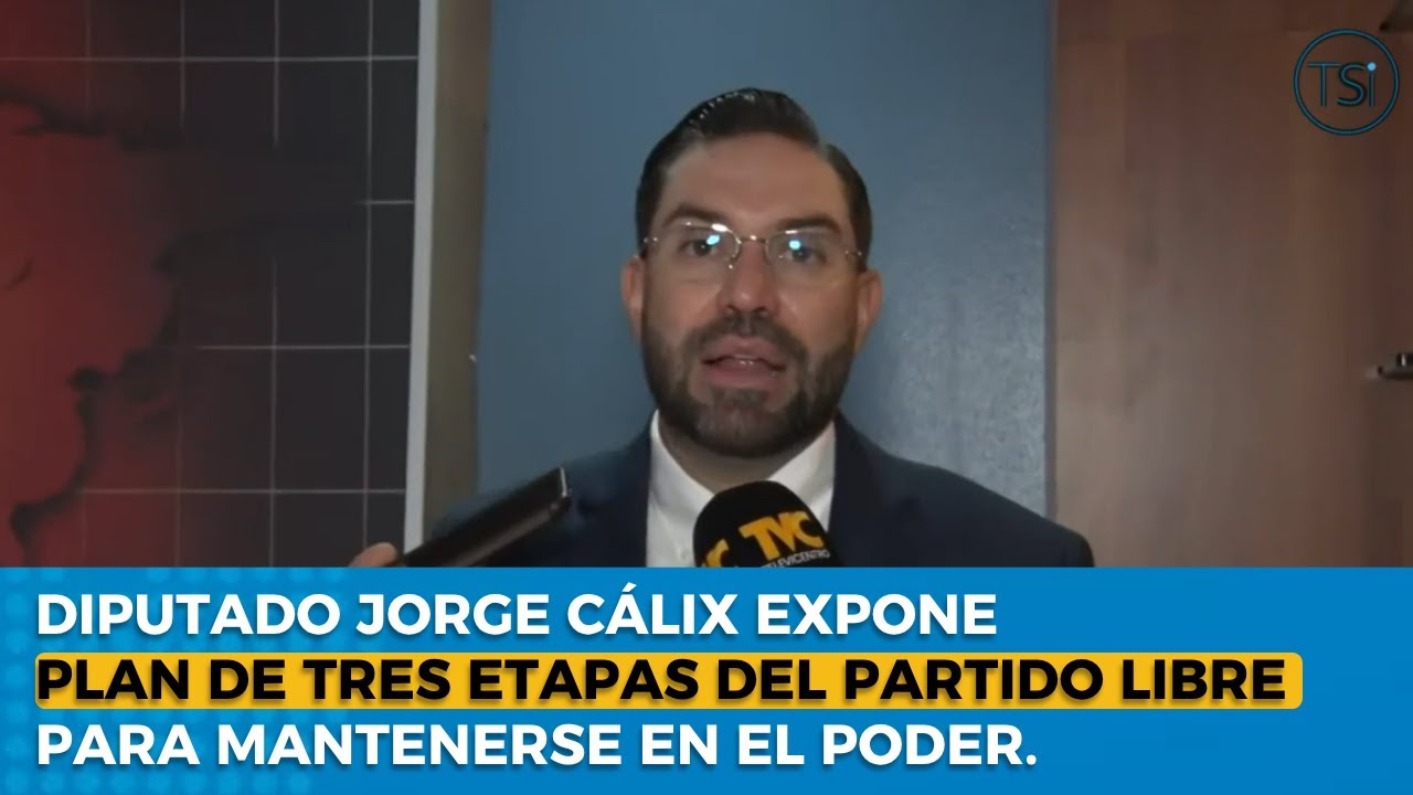 Diputado Jorge Cálix expone plan de tres etapas del Partido Libre para mantenerse en el poder.